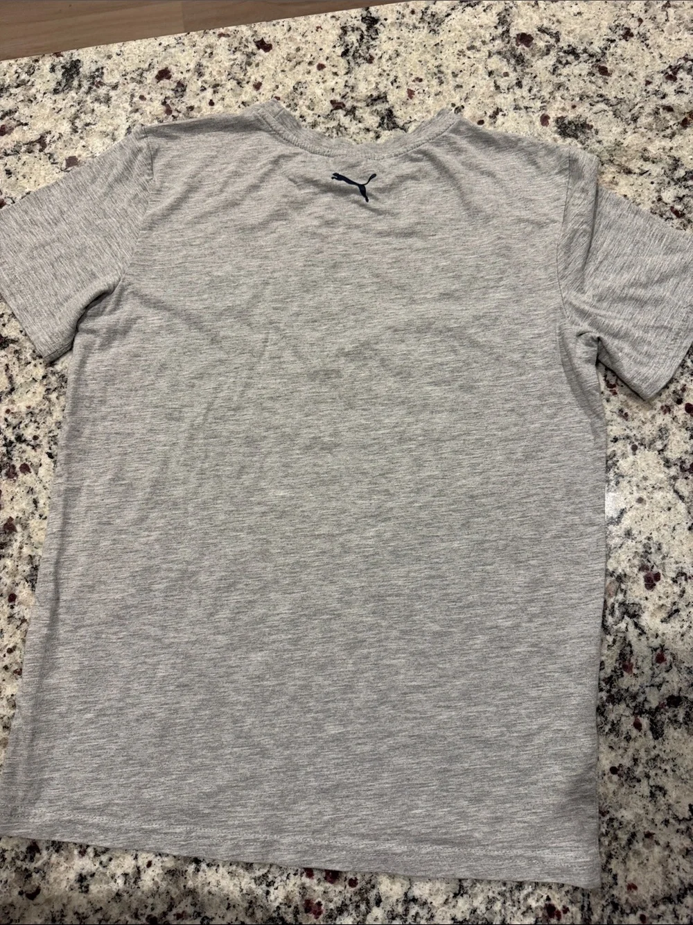 Puma Gray Tee with Red and Black Logo